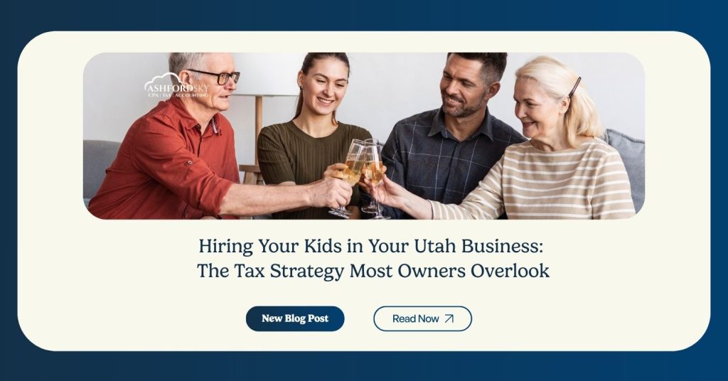 Hiring Your Kids in Your Utah Business