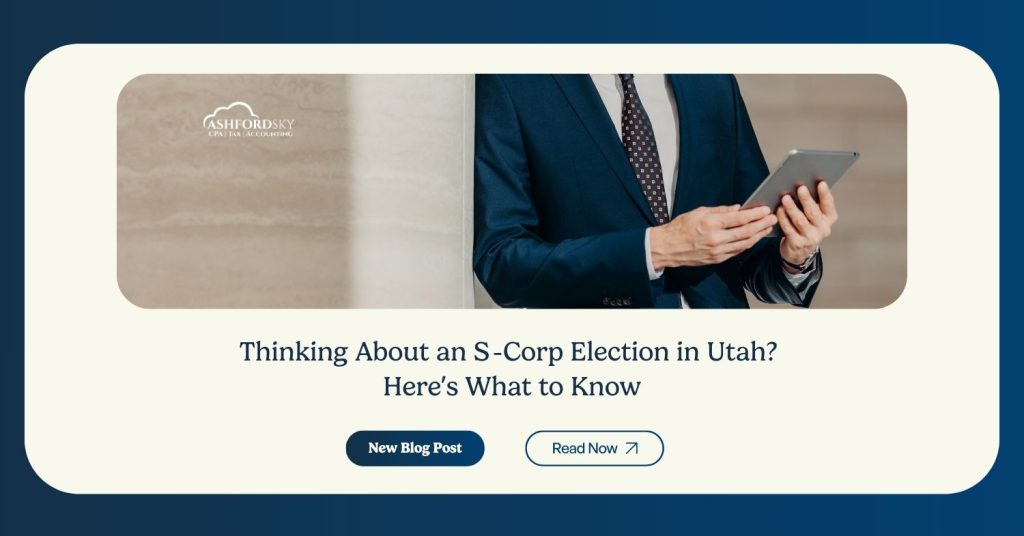 S Corp in Utah