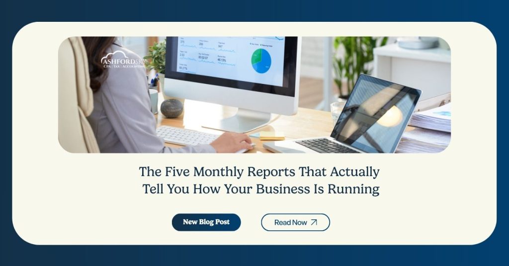 Monthly Reports for business owners
